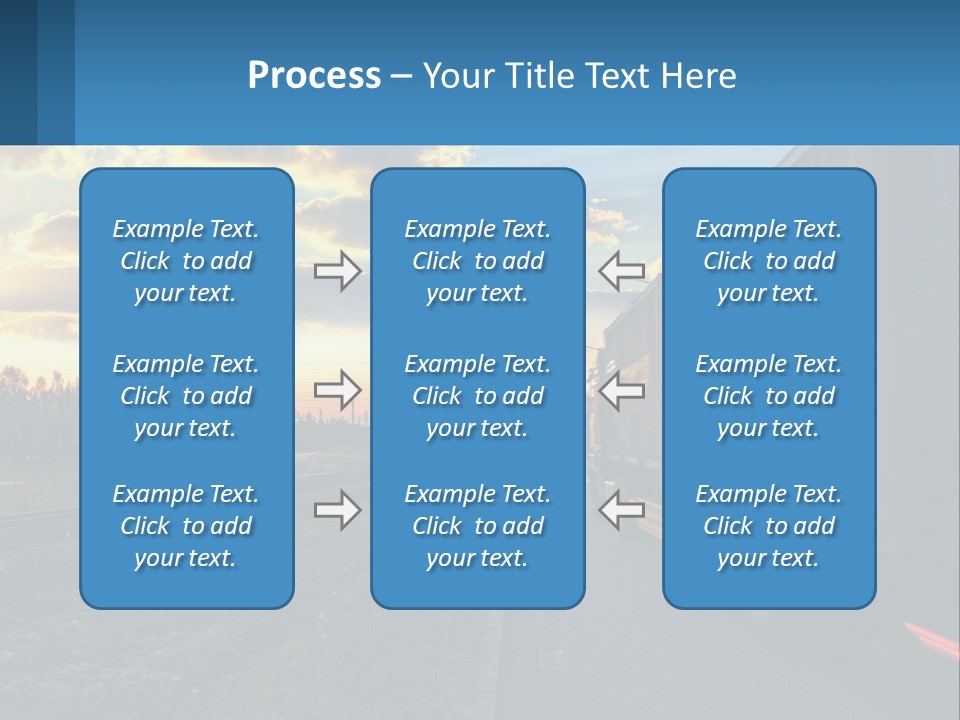 A Truck Driving Down The Road With A Sunset In The Background PowerPoint Template