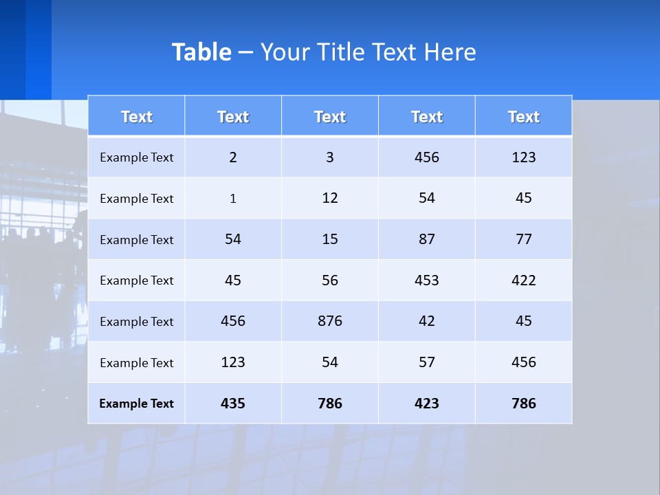 A Group Of People Walking Through An Airport PowerPoint Template