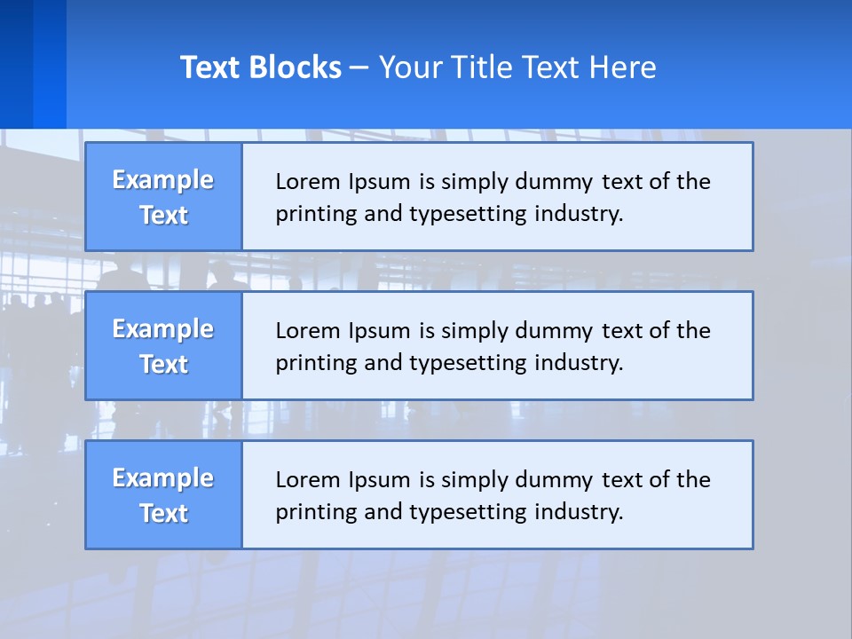 A Group Of People Walking Through An Airport PowerPoint Template