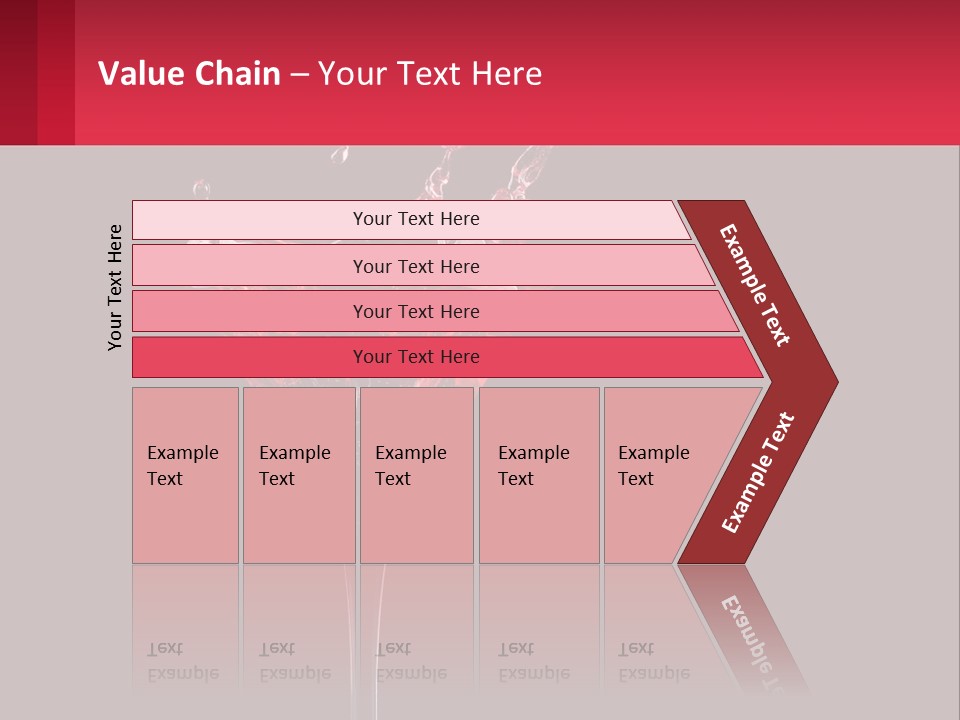 A Red Drink Splashing Into A Martini Glass PowerPoint Template