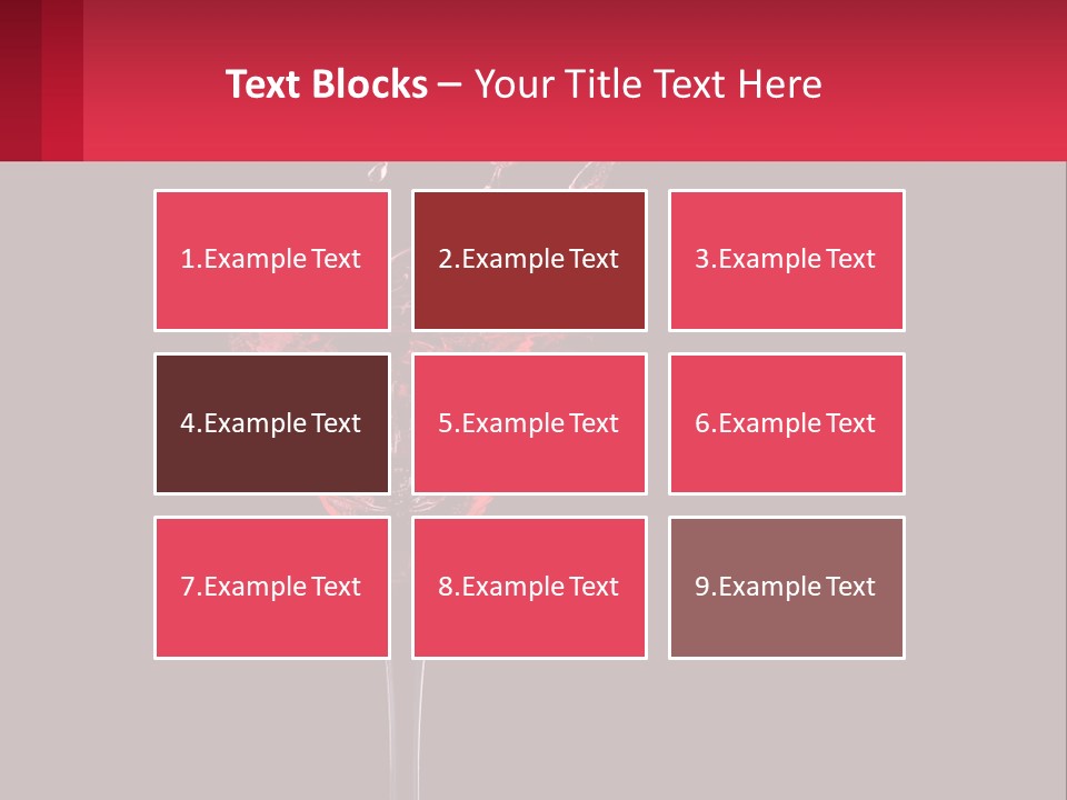 A Red Drink Splashing Into A Martini Glass PowerPoint Template