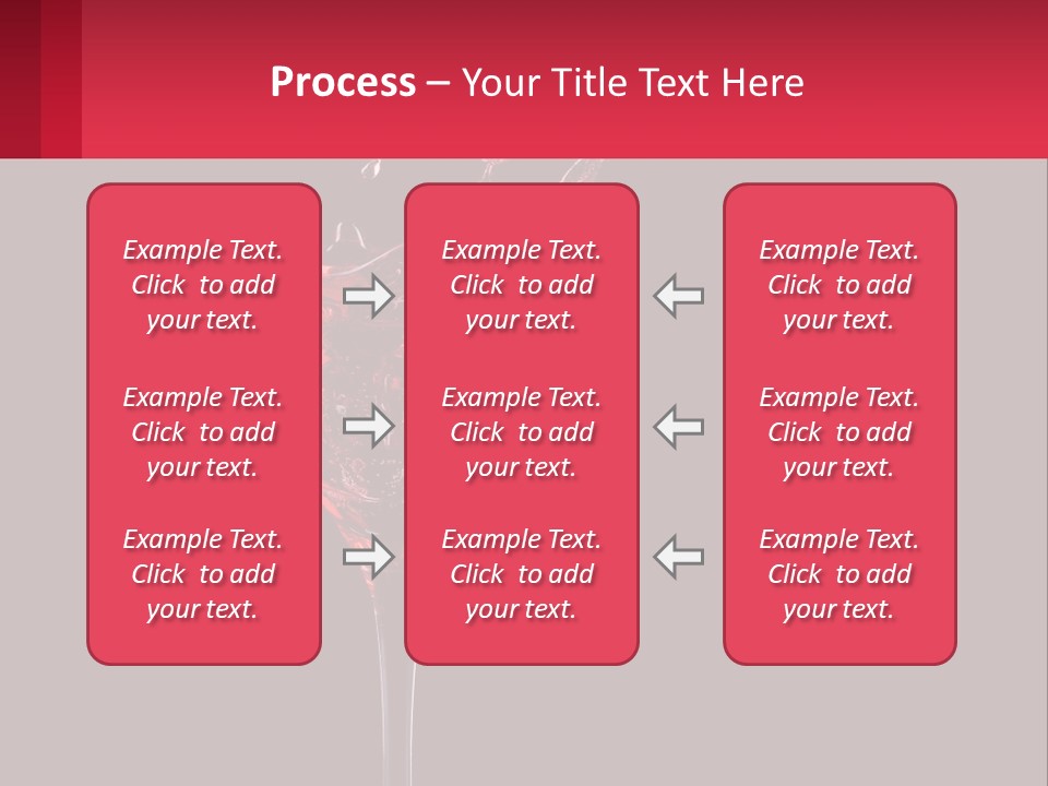 A Red Drink Splashing Into A Martini Glass PowerPoint Template