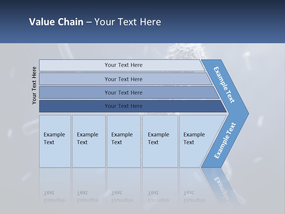 An Image Of A Group Of Cell Phones In The Air PowerPoint Template