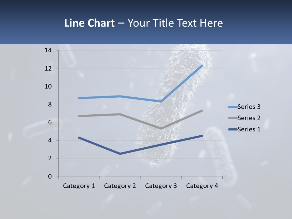 An Image Of A Group Of Cell Phones In The Air PowerPoint Template