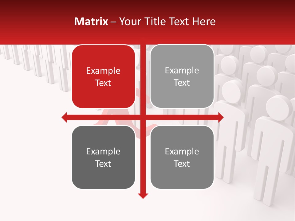 A Group Of People Standing In Front Of A Red Sign PowerPoint Template