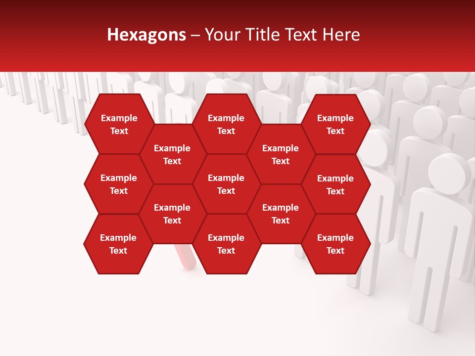 A Group Of People Standing In Front Of A Red Sign PowerPoint Template