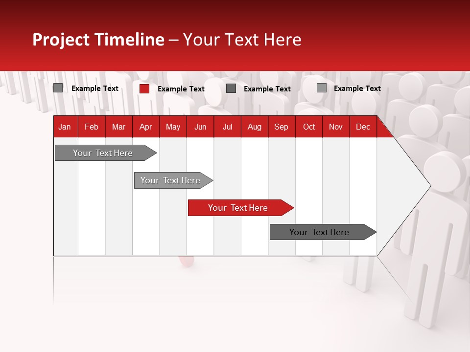A Group Of People Standing In Front Of A Red Sign PowerPoint Template