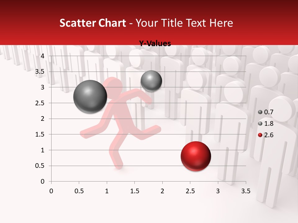 A Group Of People Standing In Front Of A Red Sign PowerPoint Template