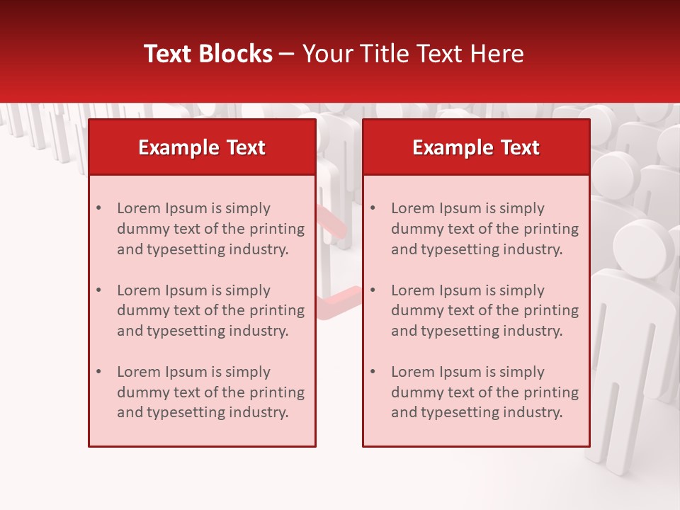 A Group Of People Standing In Front Of A Red Sign PowerPoint Template