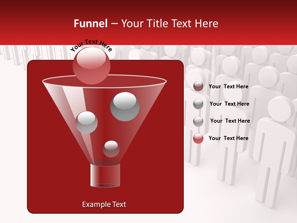 A Group Of People Standing In Front Of A Red Sign PowerPoint Template