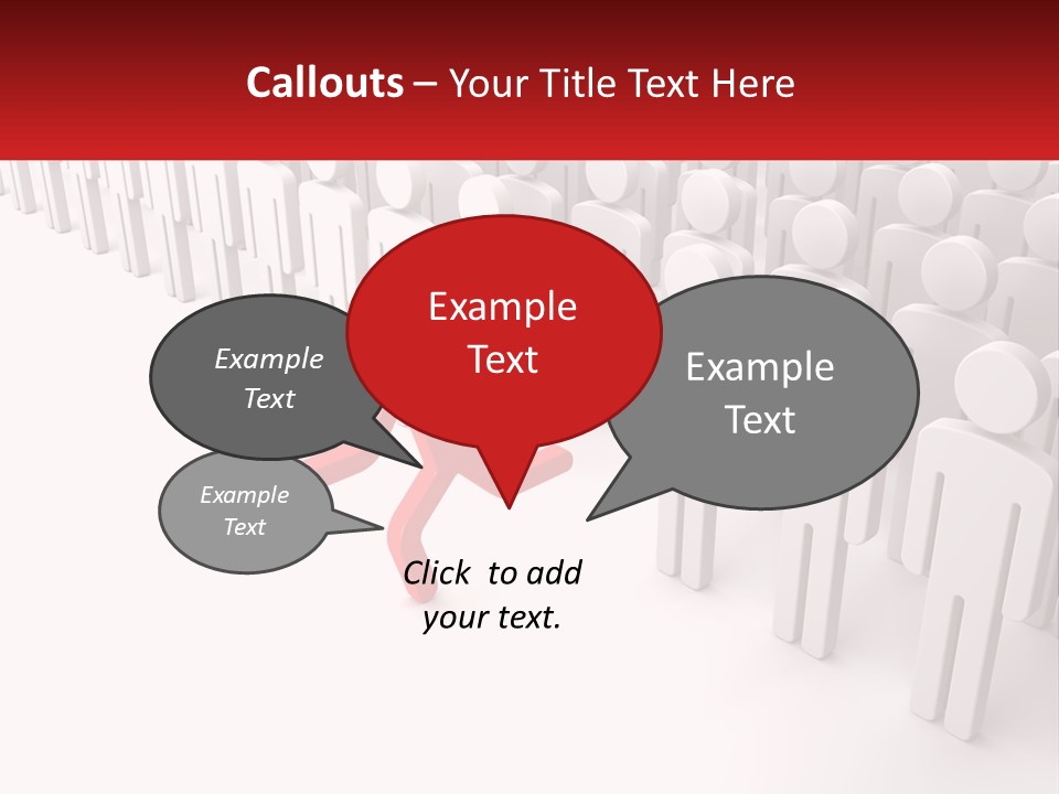 A Group Of People Standing In Front Of A Red Sign PowerPoint Template