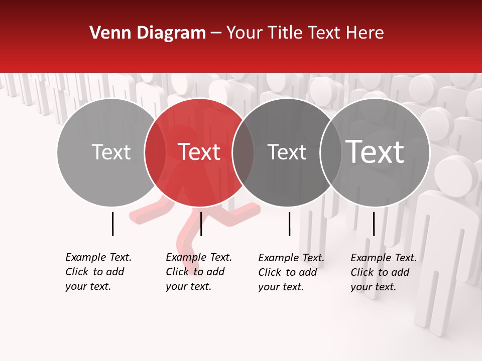 A Group Of People Standing In Front Of A Red Sign PowerPoint Template