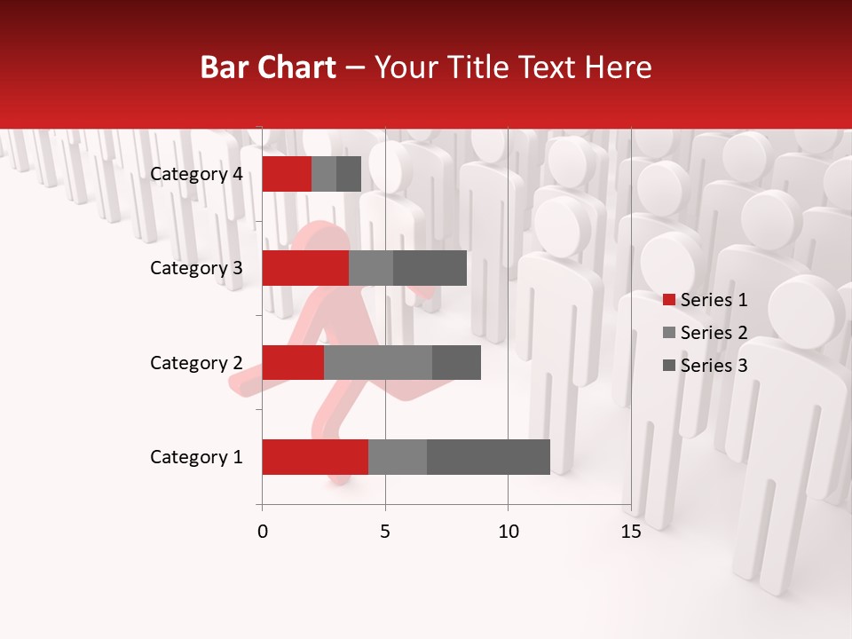 A Group Of People Standing In Front Of A Red Sign PowerPoint Template