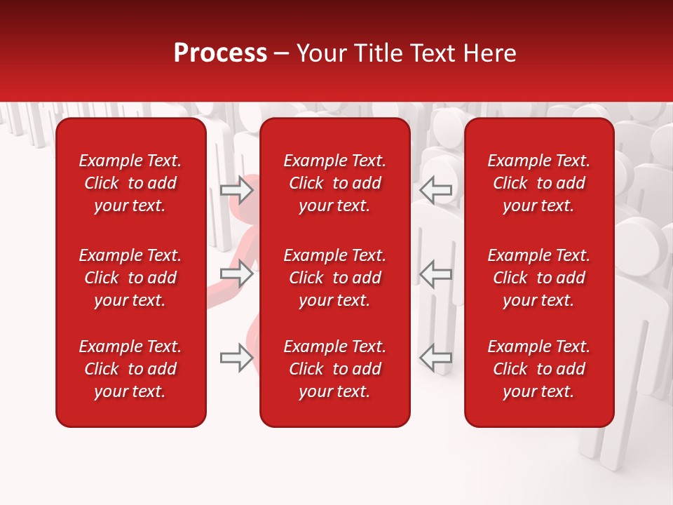 A Group Of People Standing In Front Of A Red Sign PowerPoint Template