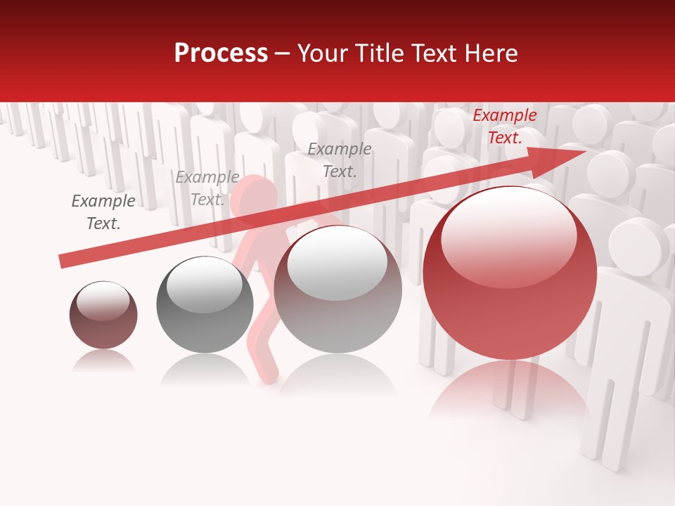 A Group Of People Standing In Front Of A Red Sign PowerPoint Template