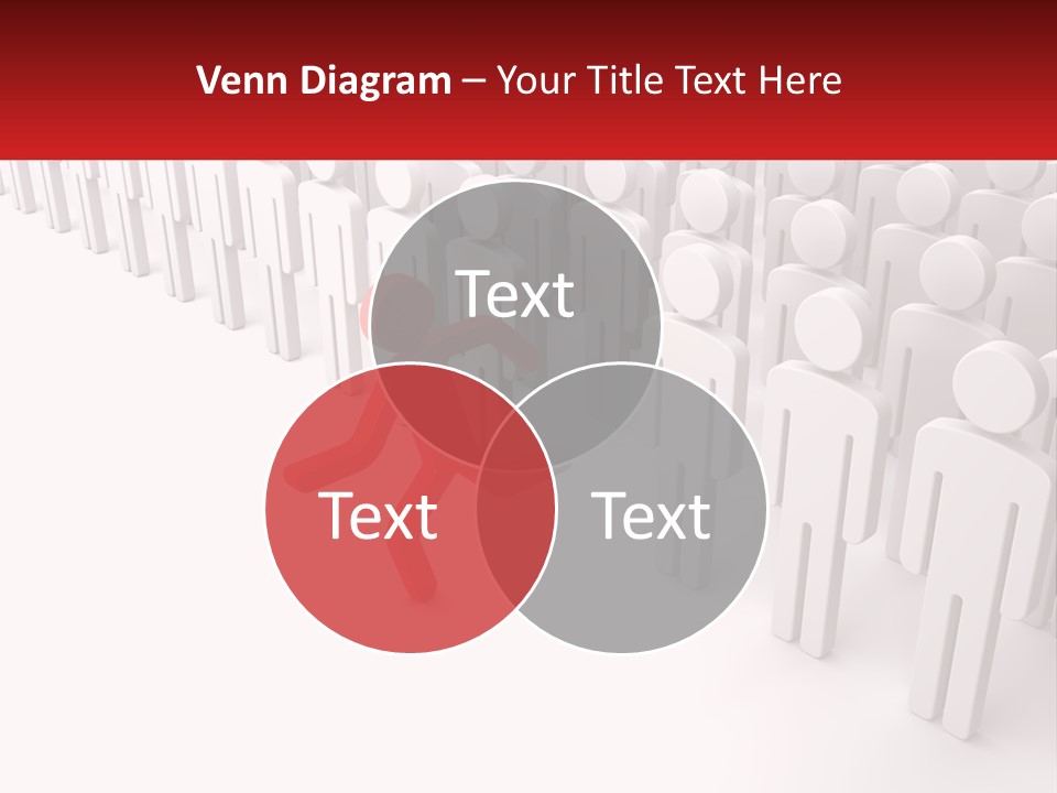 A Group Of People Standing In Front Of A Red Sign PowerPoint Template