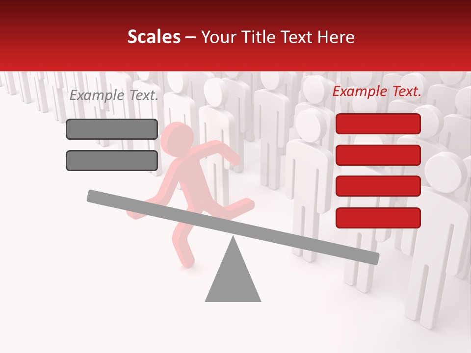A Group Of People Standing In Front Of A Red Sign PowerPoint Template
