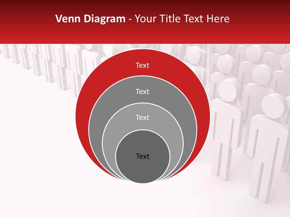 A Group Of People Standing In Front Of A Red Sign PowerPoint Template