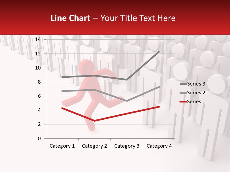 A Group Of People Standing In Front Of A Red Sign PowerPoint Template