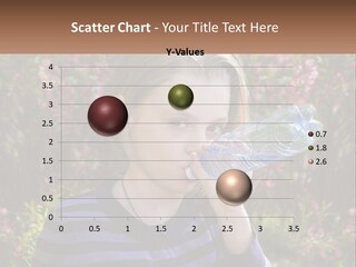 A Young Girl Drinking Water From A Water Bottle PowerPoint Template