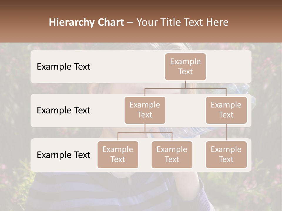 A Young Girl Drinking Water From A Water Bottle PowerPoint Template