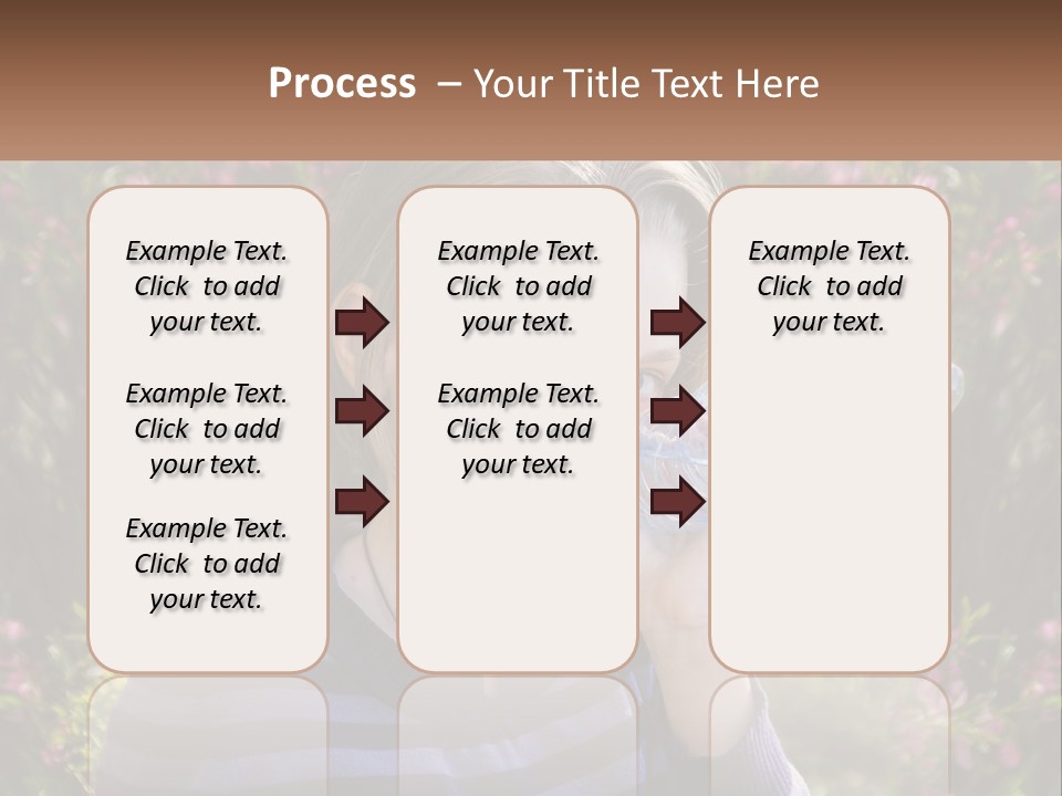 A Young Girl Drinking Water From A Water Bottle PowerPoint Template