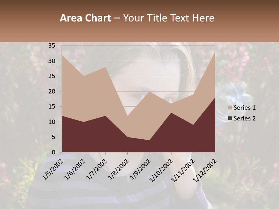 A Young Girl Drinking Water From A Water Bottle PowerPoint Template