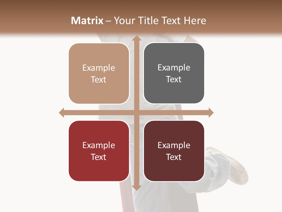 A Young Boy Standing On A Skateboard With His Arms In The Air PowerPoint Template