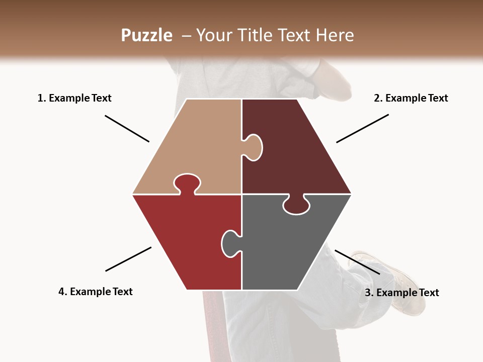 A Young Boy Standing On A Skateboard With His Arms In The Air PowerPoint Template