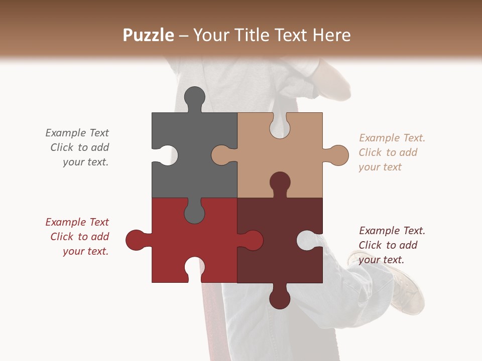 A Young Boy Standing On A Skateboard With His Arms In The Air PowerPoint Template