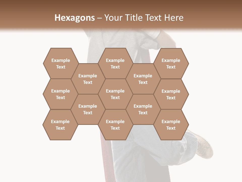 A Young Boy Standing On A Skateboard With His Arms In The Air PowerPoint Template