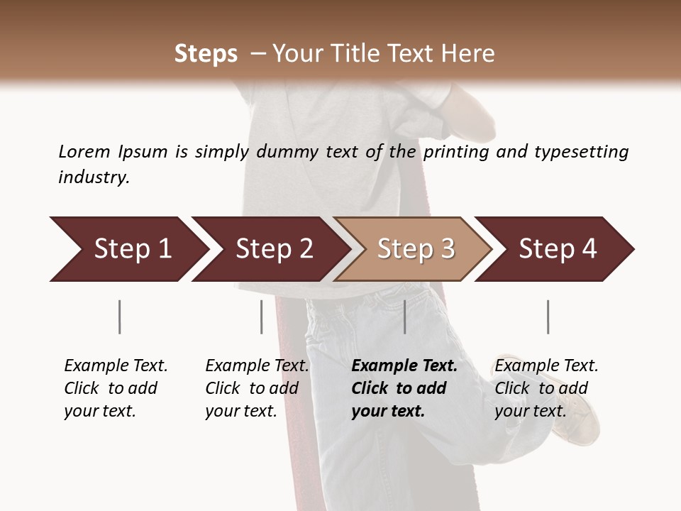 A Young Boy Standing On A Skateboard With His Arms In The Air PowerPoint Template
