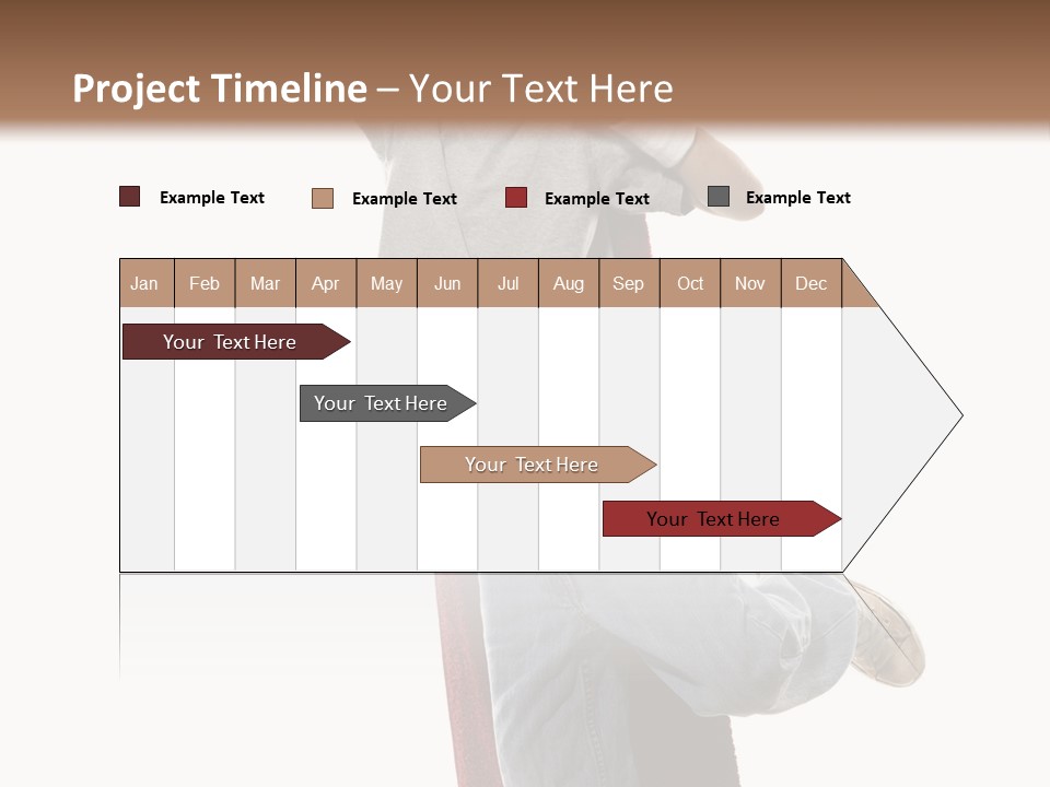 A Young Boy Standing On A Skateboard With His Arms In The Air PowerPoint Template
