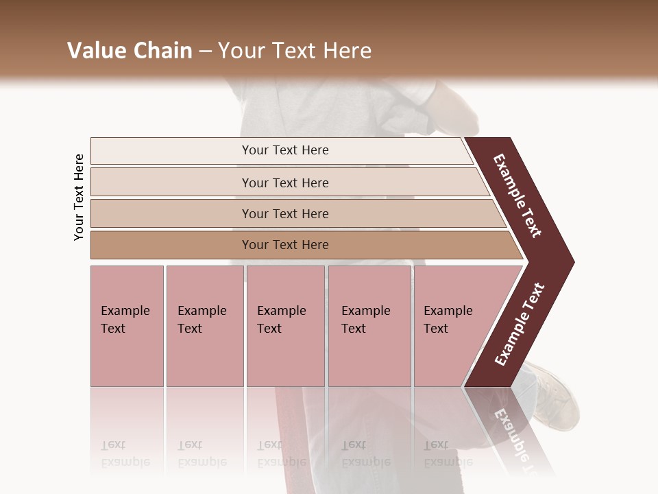 A Young Boy Standing On A Skateboard With His Arms In The Air PowerPoint Template