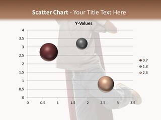 A Young Boy Standing On A Skateboard With His Arms In The Air PowerPoint Template