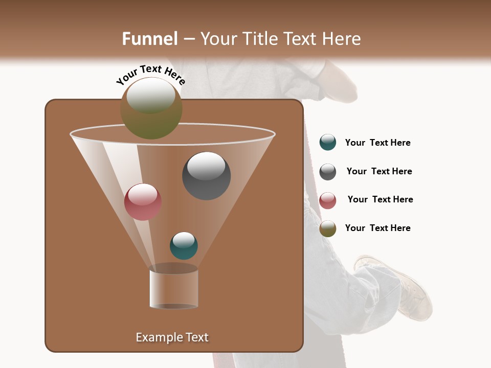 A Young Boy Standing On A Skateboard With His Arms In The Air PowerPoint Template