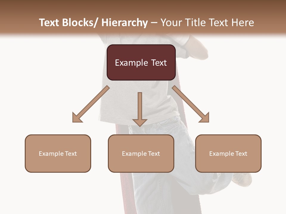 A Young Boy Standing On A Skateboard With His Arms In The Air PowerPoint Template