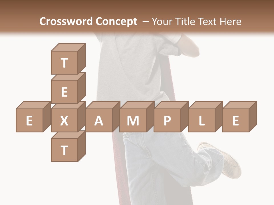 A Young Boy Standing On A Skateboard With His Arms In The Air PowerPoint Template