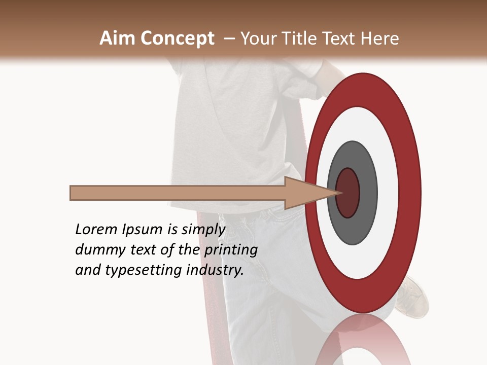 A Young Boy Standing On A Skateboard With His Arms In The Air PowerPoint Template