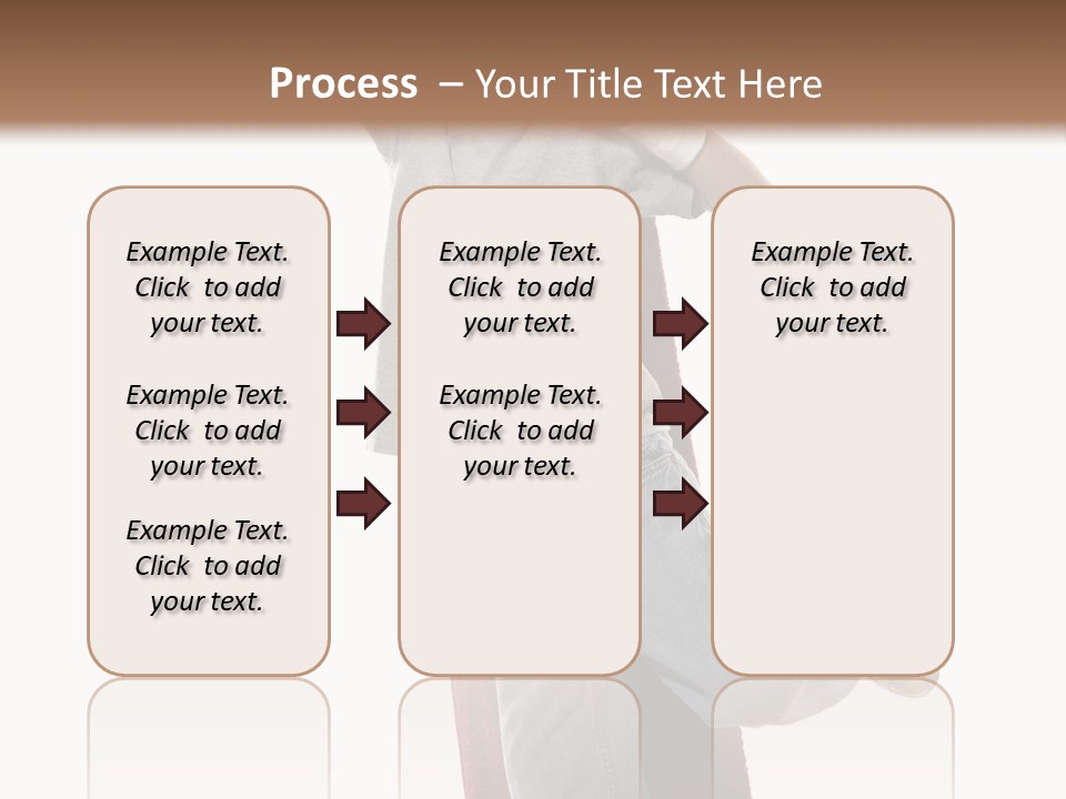 A Young Boy Standing On A Skateboard With His Arms In The Air PowerPoint Template