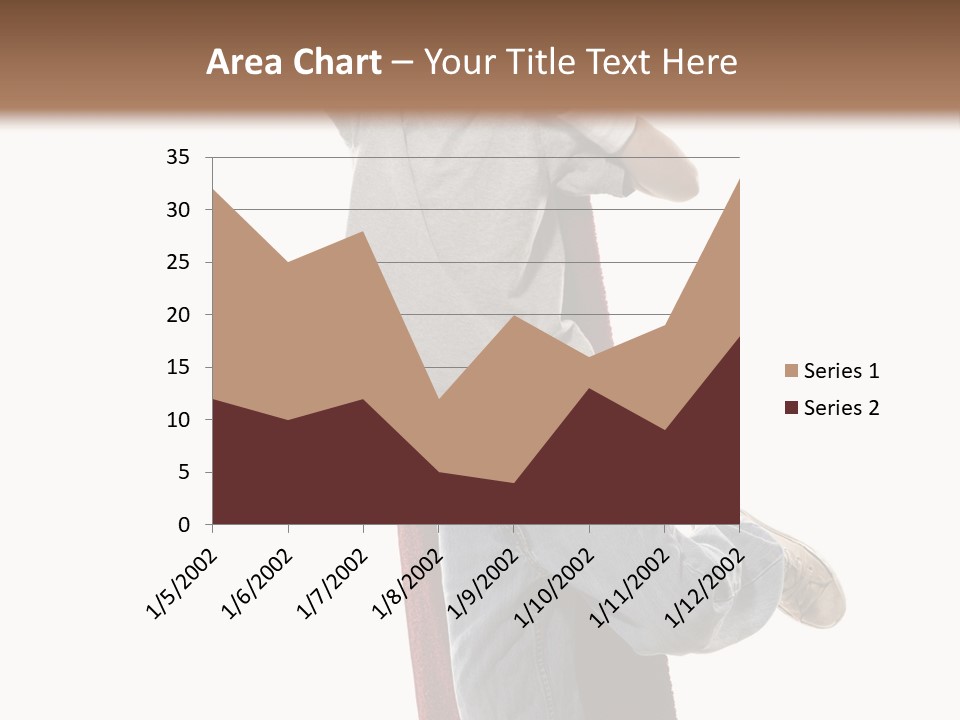 A Young Boy Standing On A Skateboard With His Arms In The Air PowerPoint Template