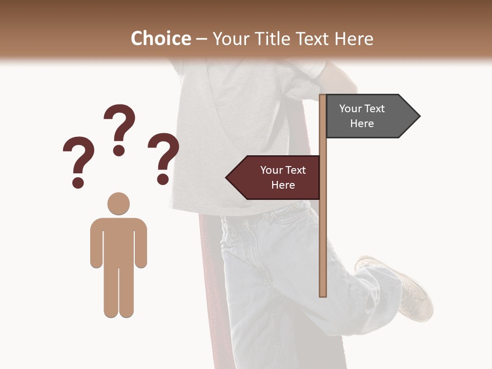 A Young Boy Standing On A Skateboard With His Arms In The Air PowerPoint Template