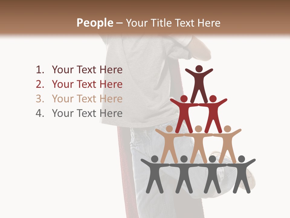 A Young Boy Standing On A Skateboard With His Arms In The Air PowerPoint Template