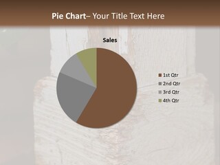 A Piece Of Wood With A Hole In It PowerPoint Template