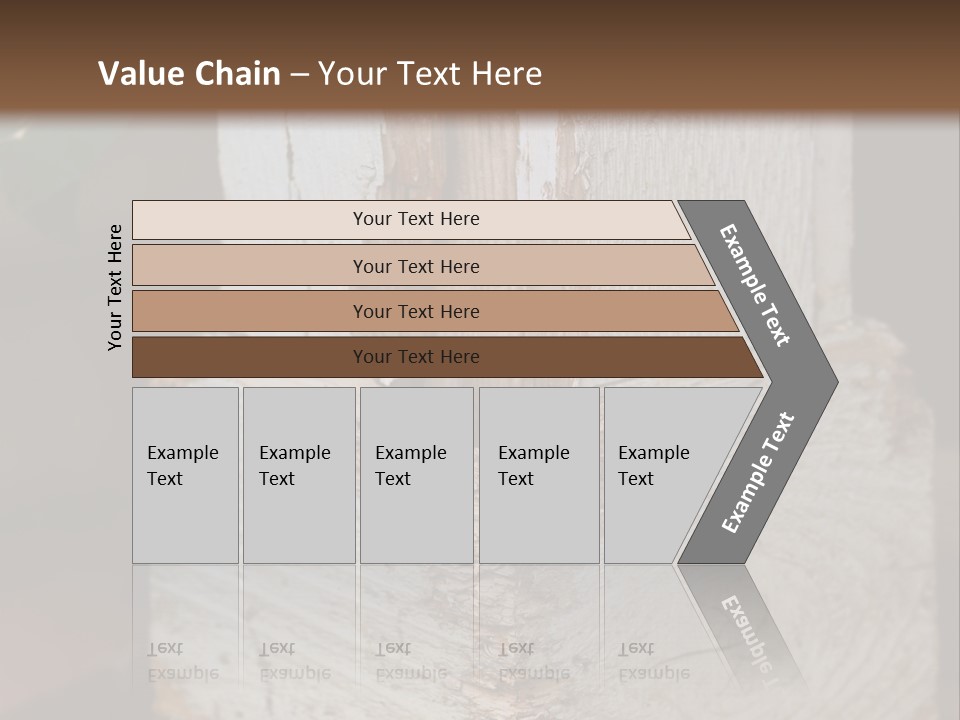 A Piece Of Wood With A Hole In It PowerPoint Template