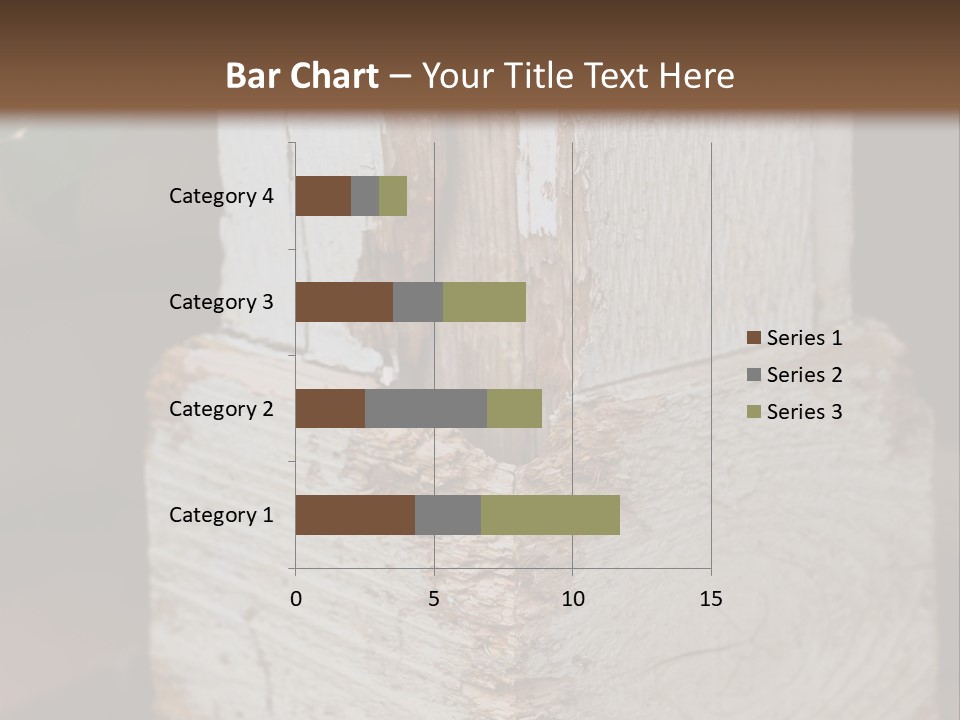 A Piece Of Wood With A Hole In It PowerPoint Template