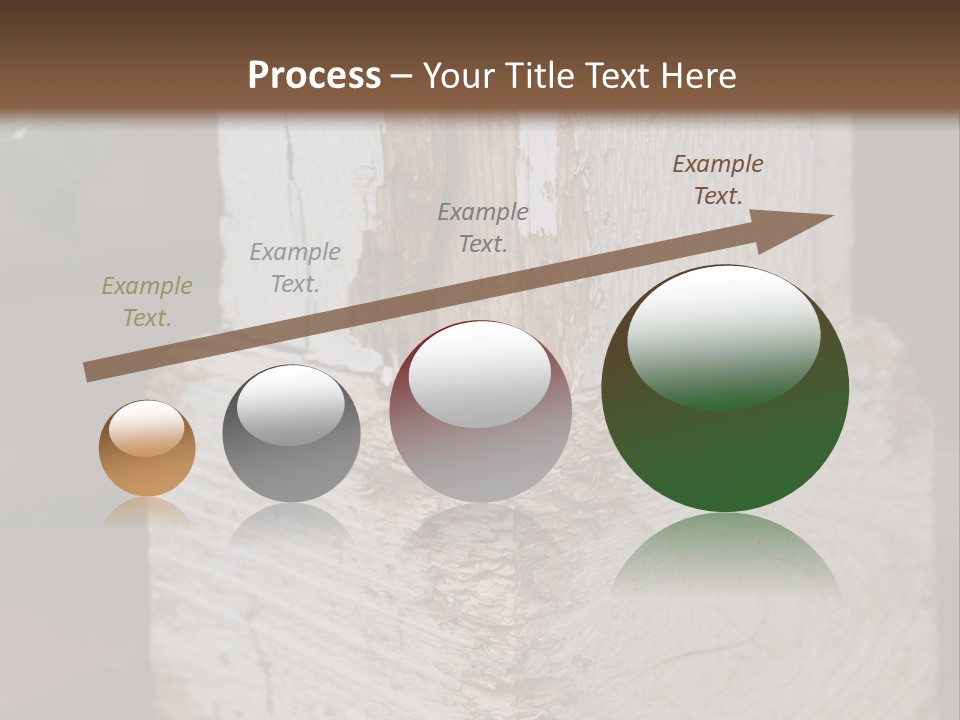 A Piece Of Wood With A Hole In It PowerPoint Template