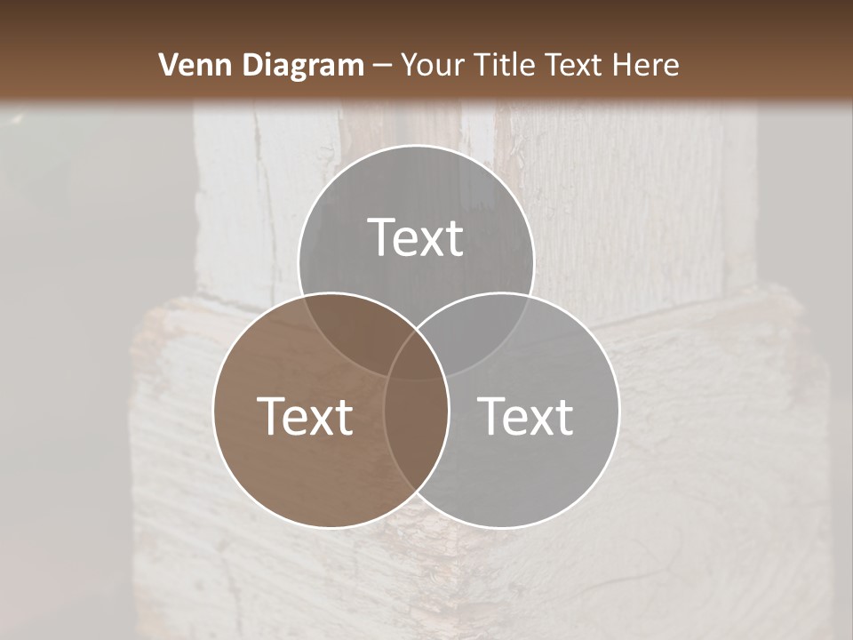 A Piece Of Wood With A Hole In It PowerPoint Template