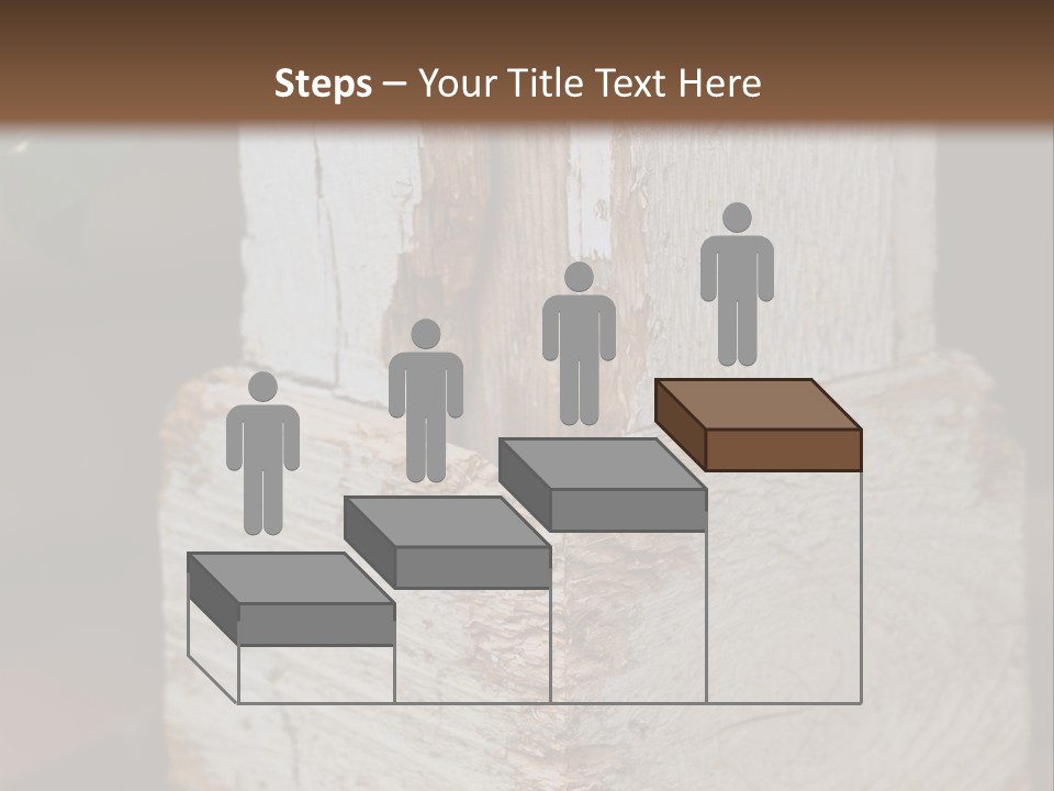 A Piece Of Wood With A Hole In It PowerPoint Template