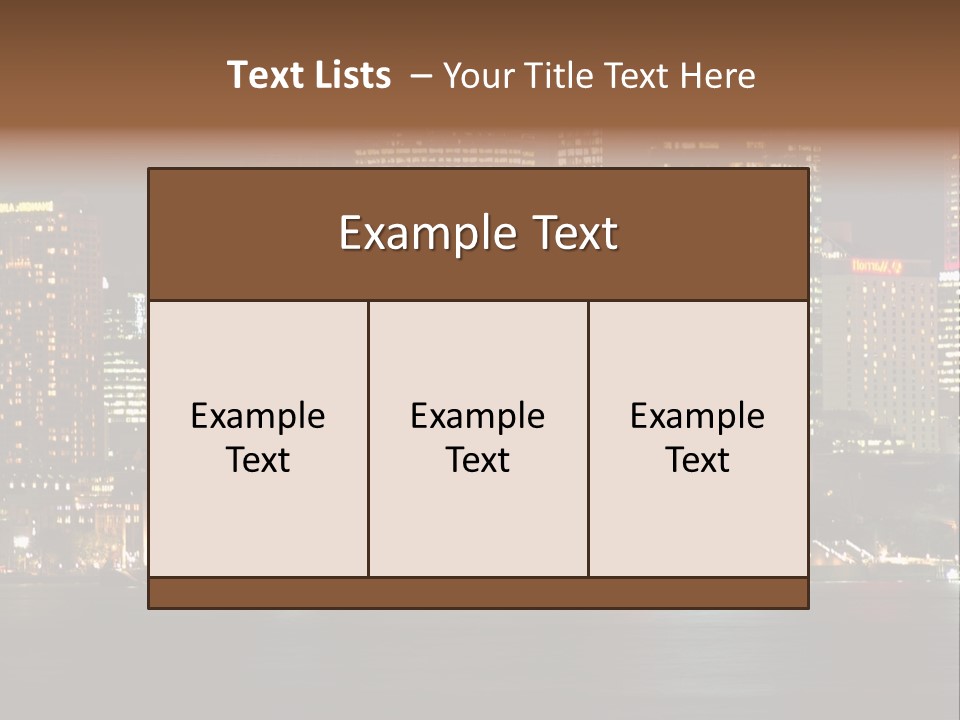A Picture Of A City At Night With The Sydney Opera House In The Foreground PowerPoint Template